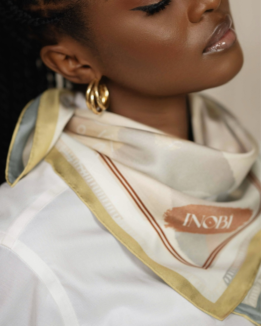 Eos Silk Twill Scarf - Image 5